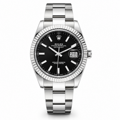 ROLEX DATEJUST | Black Dial 41mm 126334