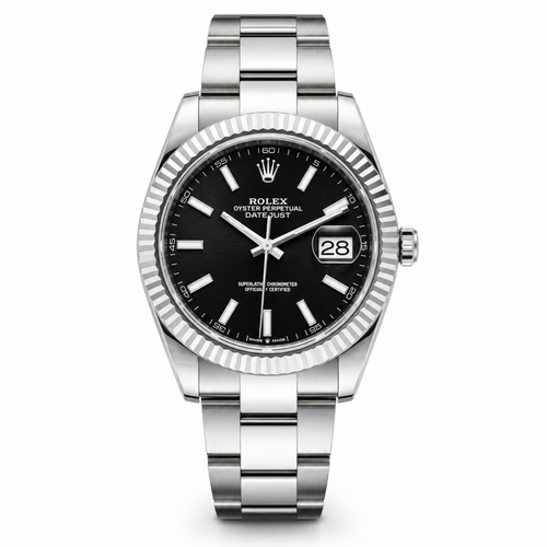 ROLEX DATEJUST | Black Dial 41mm 126334
