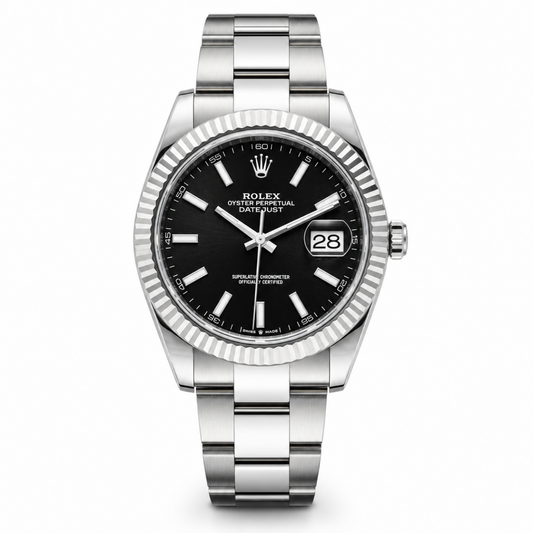 ROLEX DATEJUST | Black Dial 41mm 126334