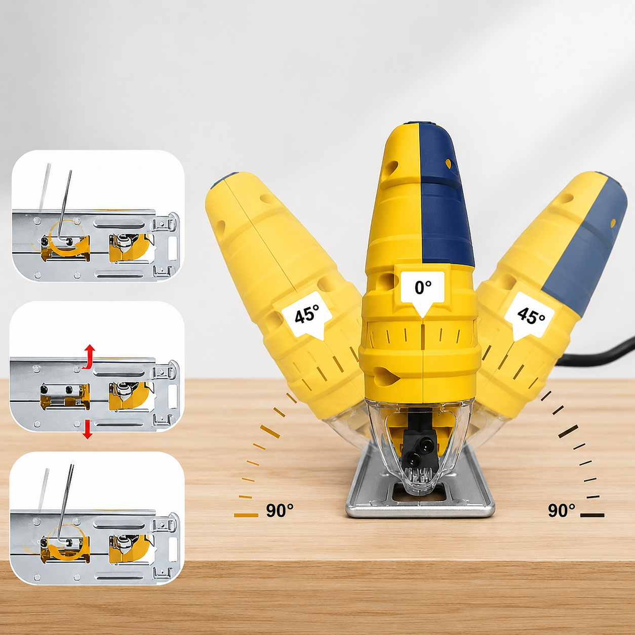 Precision Jigsaw for Wall Panels & Wood
